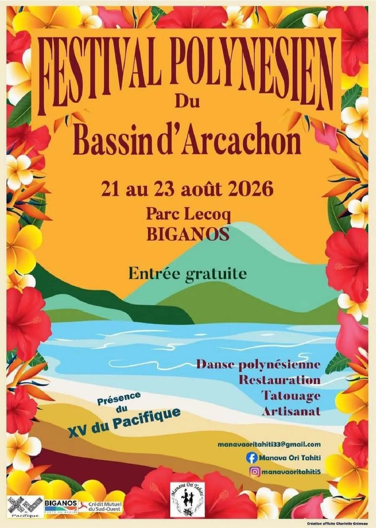 Pendant trois jours, ce parc du Bassin d’Arcachon va prendre des airs de Polynésie