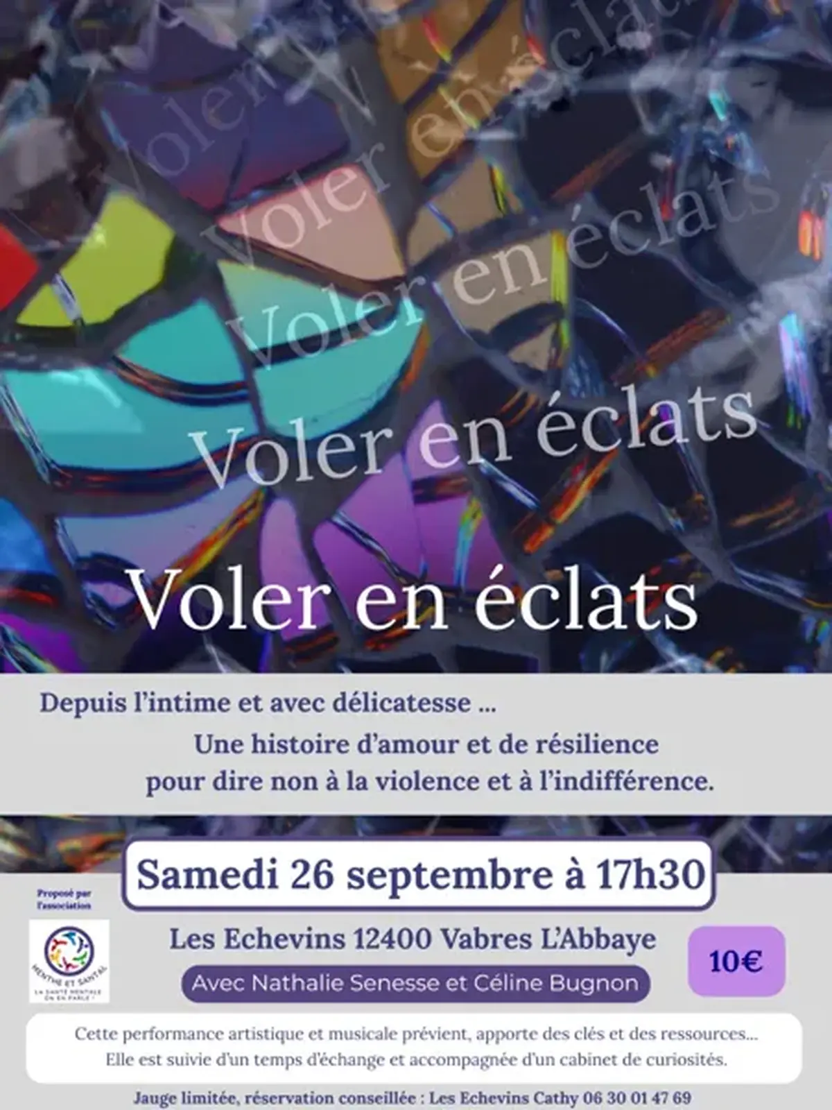 Performance artistique et musicale :Voler en éclats