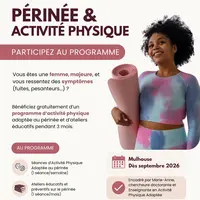 Périnée et activité physique à Mulhouse : participez gratuitement à un programme de recherche DR