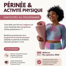 Périnée et activité physique à Mulhouse : participez gratuitement à un programme de recherche