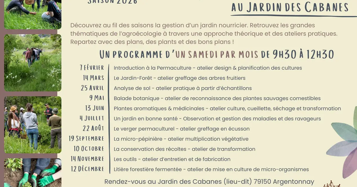 Permaculture au Jardin des Cabanes