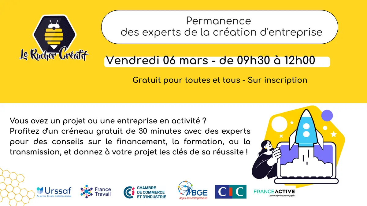 Permanence des expert(e)s de la création d'entreprise