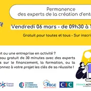 Permanence des expert(e)s de la création d'entreprise