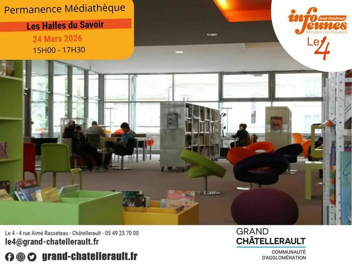 Permanence médiathèque