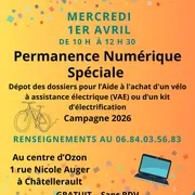 Permanence Numérique Spéciale : Aide à l'achat d'un vélo (Campagne 2026)