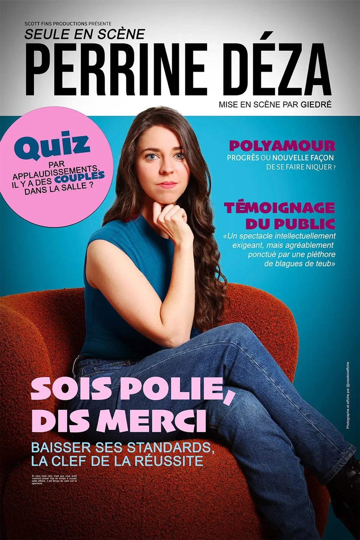 Perrine Déza dans Sois polie, dis merci