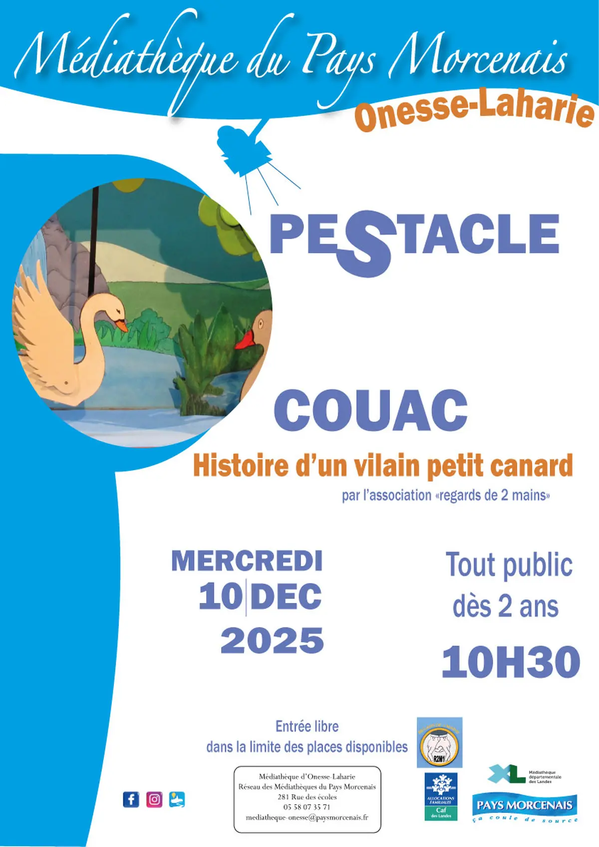 Pestacle Couac, histoire d'un vilain petit canard