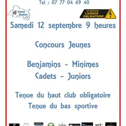 Pétanque : concours jeunes