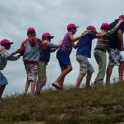 Petit aventurier dans les dunes de St Georges-de-la-Rivière