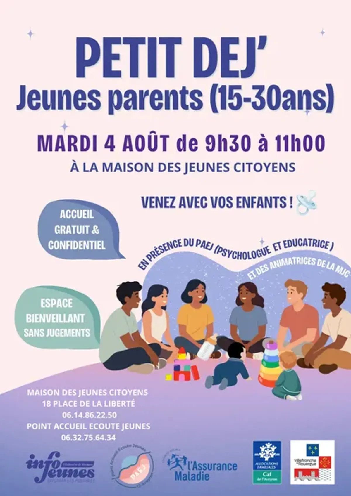 Petit déj jeunes parents