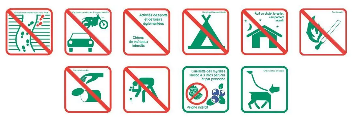 Exemple d'un règlement interne au parc naturel