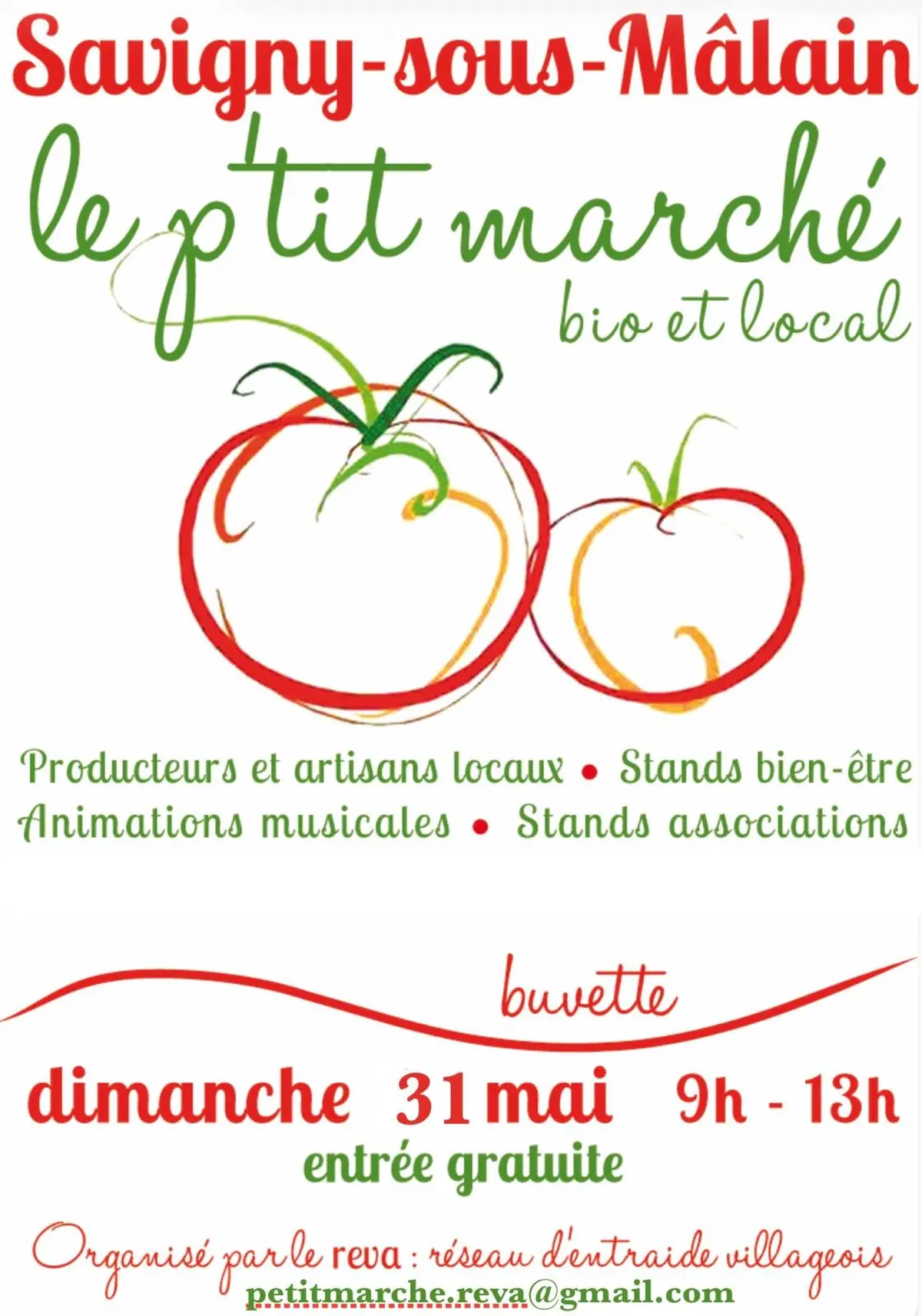 Petit marché bio et local