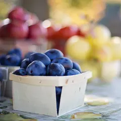 Petit marché de producteurs à Douelle