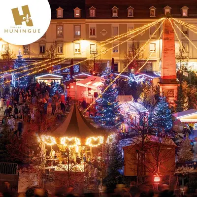 Petit village de Noël à Huningue