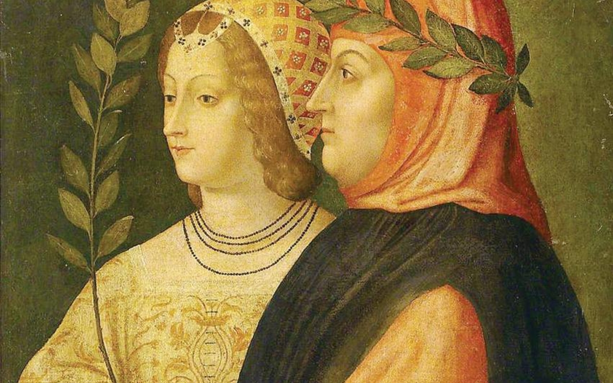 Pétrarque et Laure, Ecole vénitienne, vers 1510