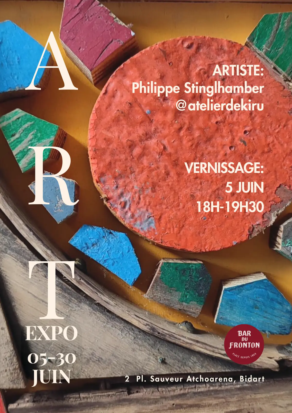 Philippe Stinglhamber - Vernissage – au Bar du Fronton