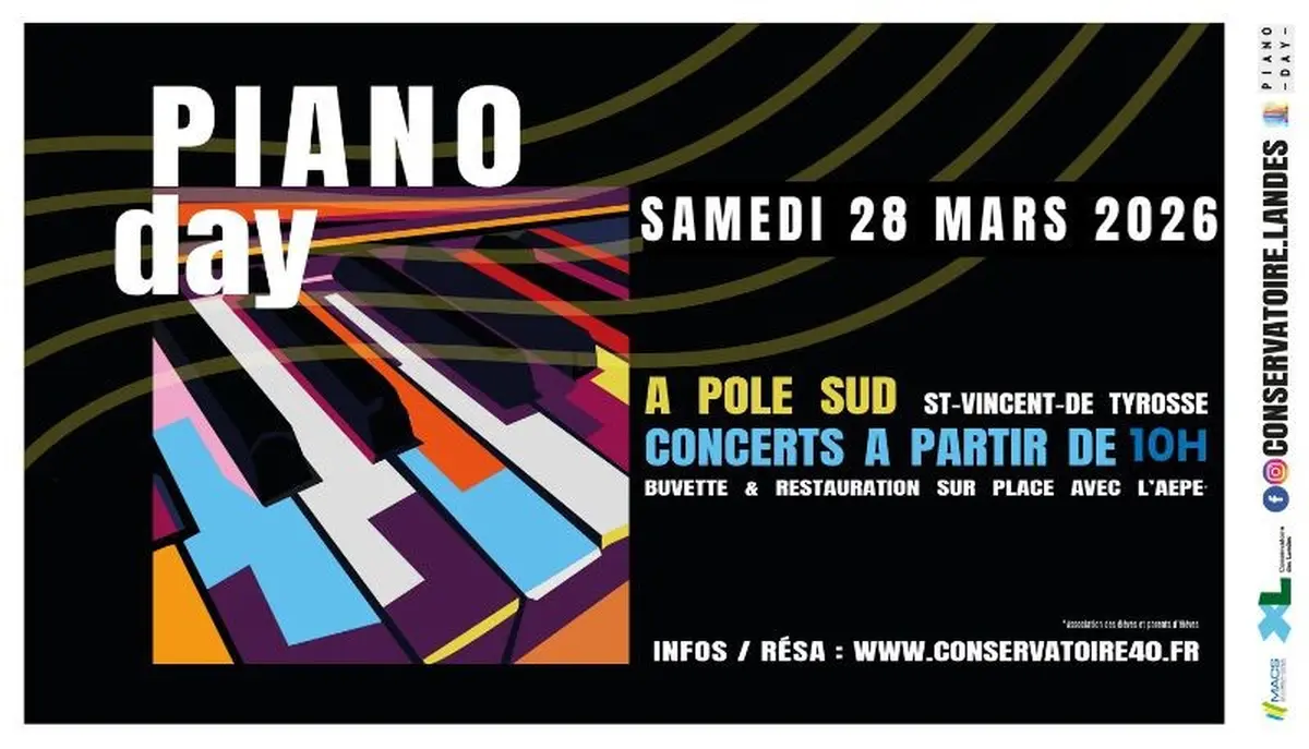 Piano day au conservatoire des Landes