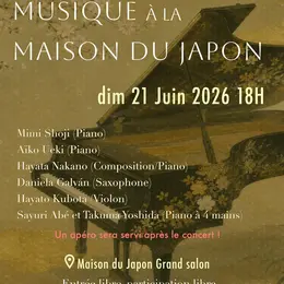 Piano & jazz en fête à la Maison du Japon !