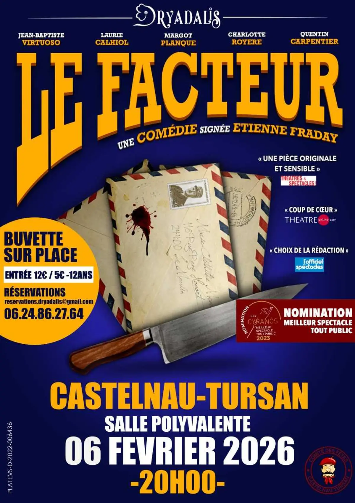 Pièce de théâtre Le Facteur