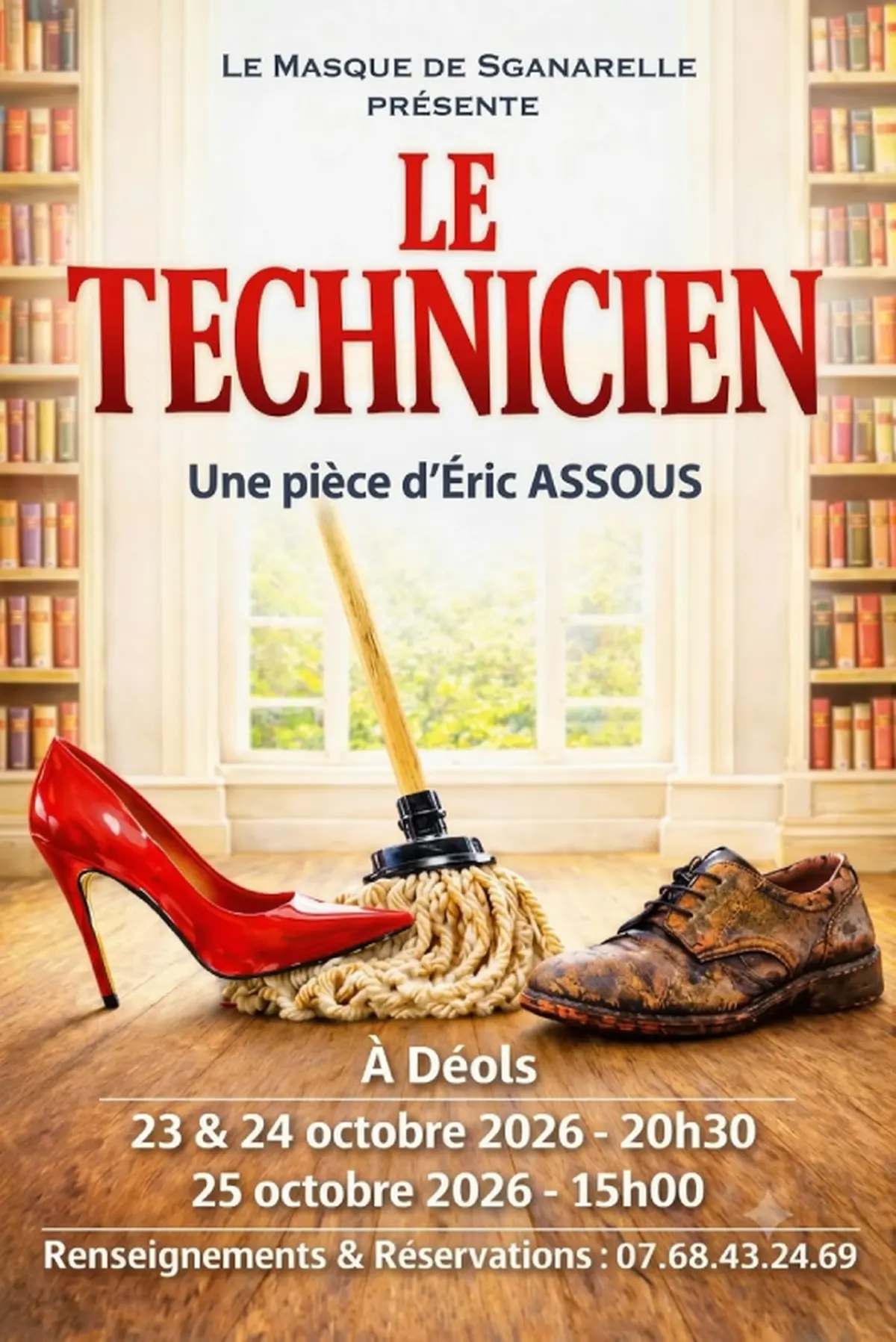 Pièce de théâtre : Le technicien par le Masque de Sganarelle