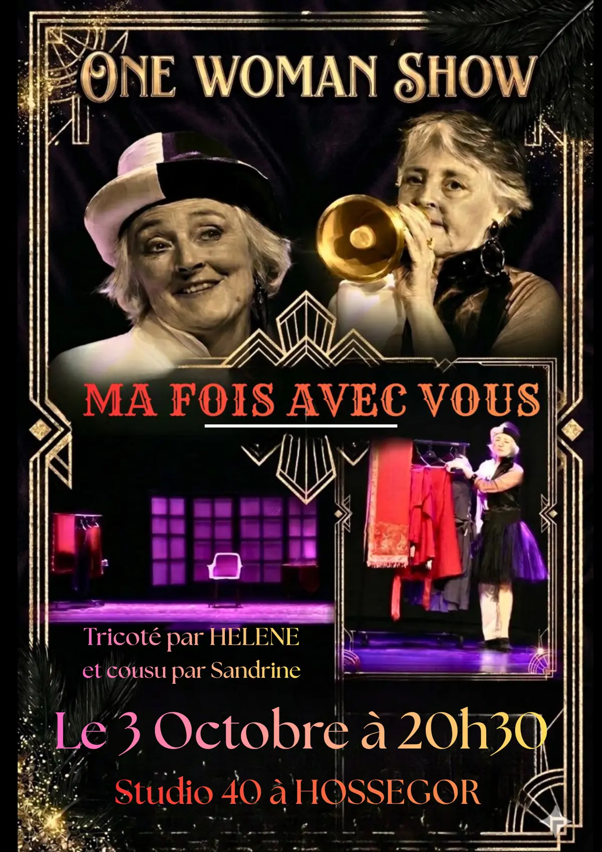 Pièce de théâtre Ma fois avec vous au Studio 40