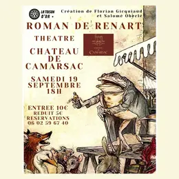 Pièce de théâtre Roman de Renart au Château de Camarsac