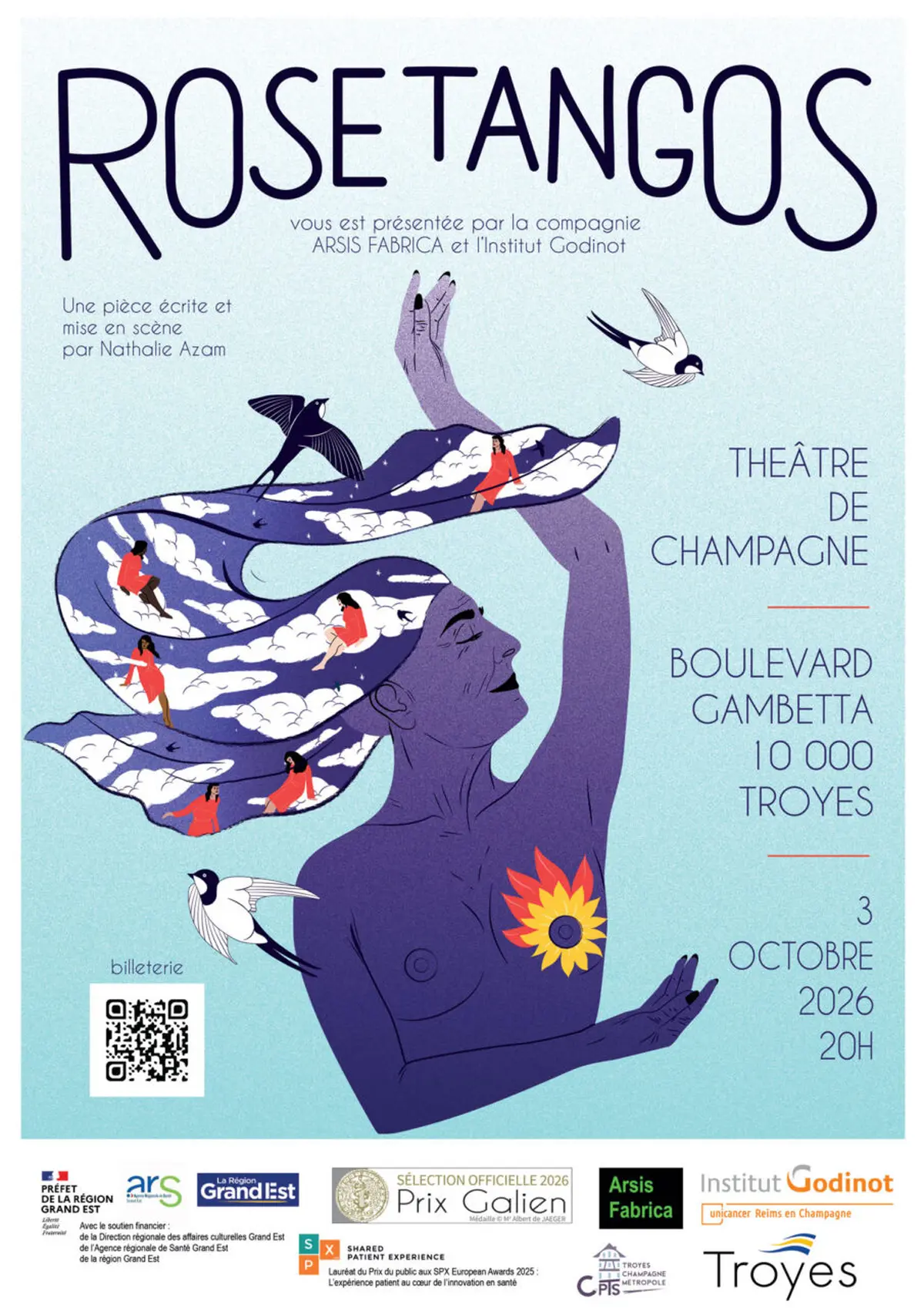 Pièce de théâtre Rose Tangos
