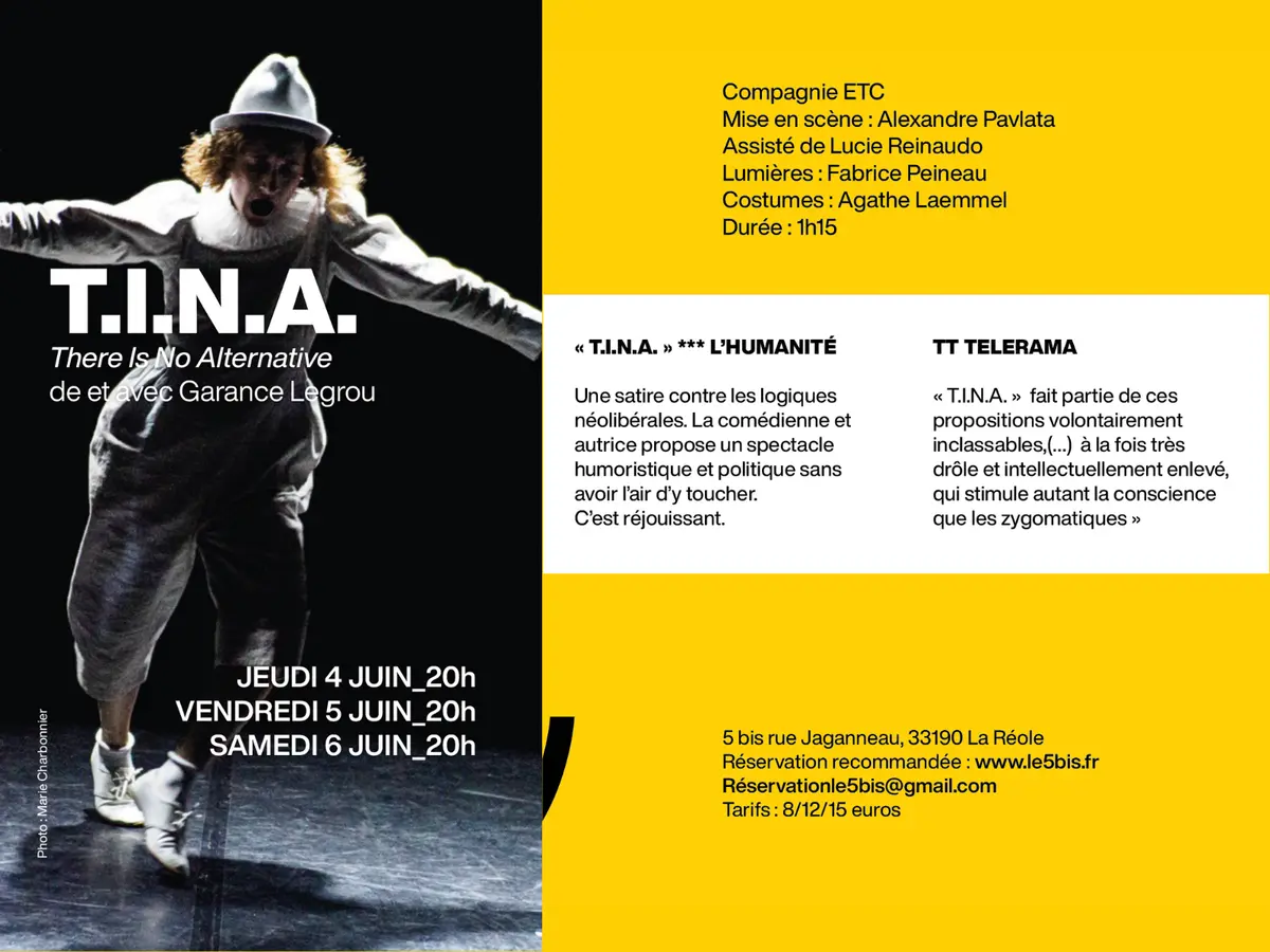 Pièce de théâtre : T.I.N.A