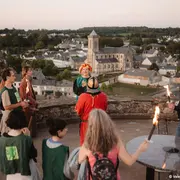 PIERRES EN LUMIERES: Visite nocturne du château médiéval de Bricquebec