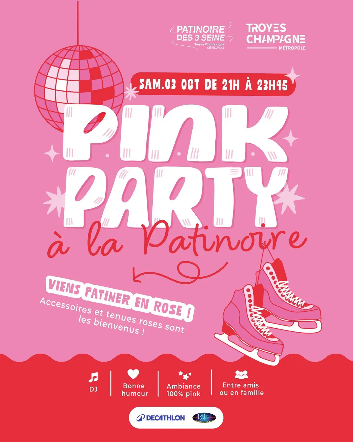 Pink Party à la Patinoire