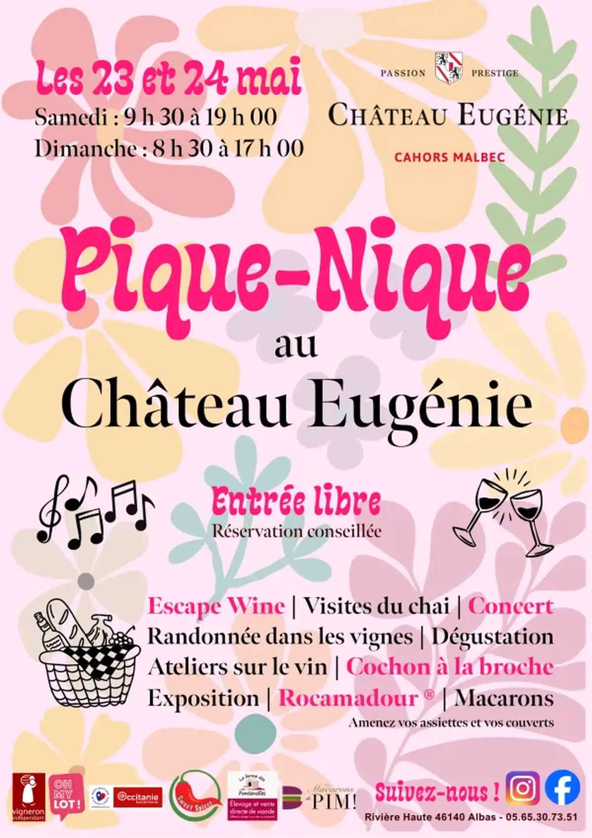 Pique-nique chez le vigneron indépendant : Château Eugénie