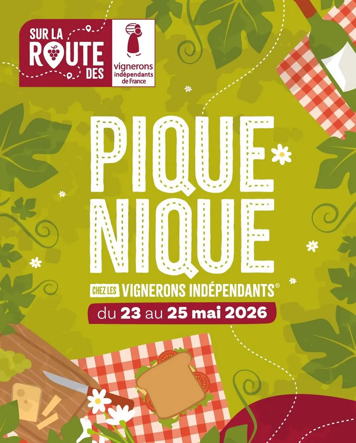 Pique-nique chez les vignerons indépendants au Domaine Pierre & Bertrand Couly