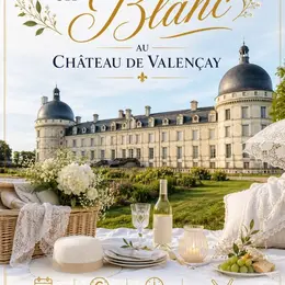 Pique-nique en blanc au Château de Valençay