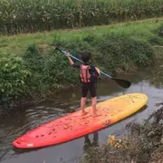 Pique nique et Paddle sur le canal du Moulin de Sabathier (64)