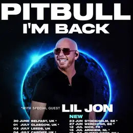 Pitbull en concert à Nice en 2026 avec Lil Jon en special guest