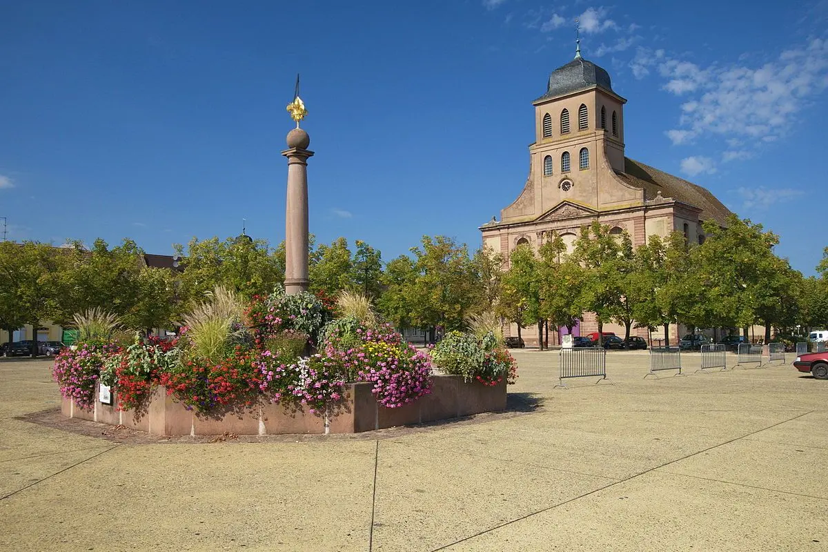 Place d'Armes à Neuf-Brisach