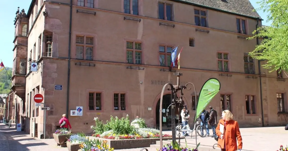 Place de l'Hôtel de Ville à Kaysersberg