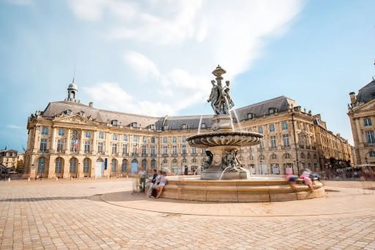 Place de la Bourse à Bordeaux