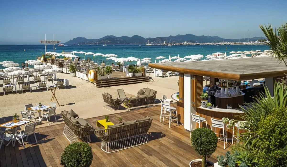 Plage de l'Hôtel Carlton