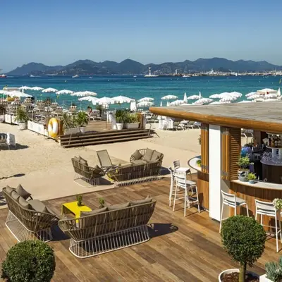 Plage de l'Hôtel Carlton