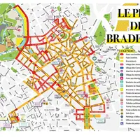 Plan officiel de la Braderie de Lille 2026 DR