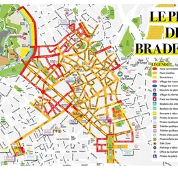 Plan de la Braderie de Lille 2026 : secteurs, accès et infos pratiques