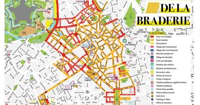 Plan de la Braderie de Lille 2026 : secteurs, acc&egrave;s et infos pratiques