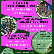 Planning vacances de printemps 2026 au Cheval Emeraude
