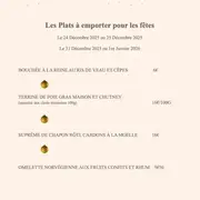 Plats à emporter pour les fêtes au Moulin d'Alexandre à Ste Eulalie d'Olt