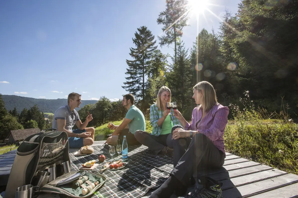 Un pique-nique à Baiersbronn