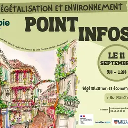 Point Infos végétalisation et environnement : économies d'énergies avec le CPIE