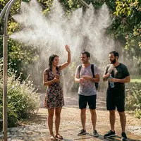 Brumisateurs à Paris DR