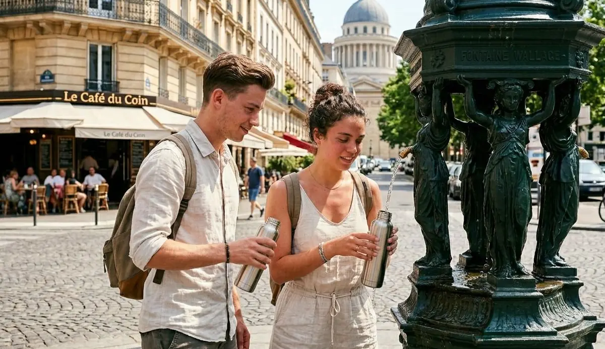 Points d’eau et fontaines d'eau potable à Paris