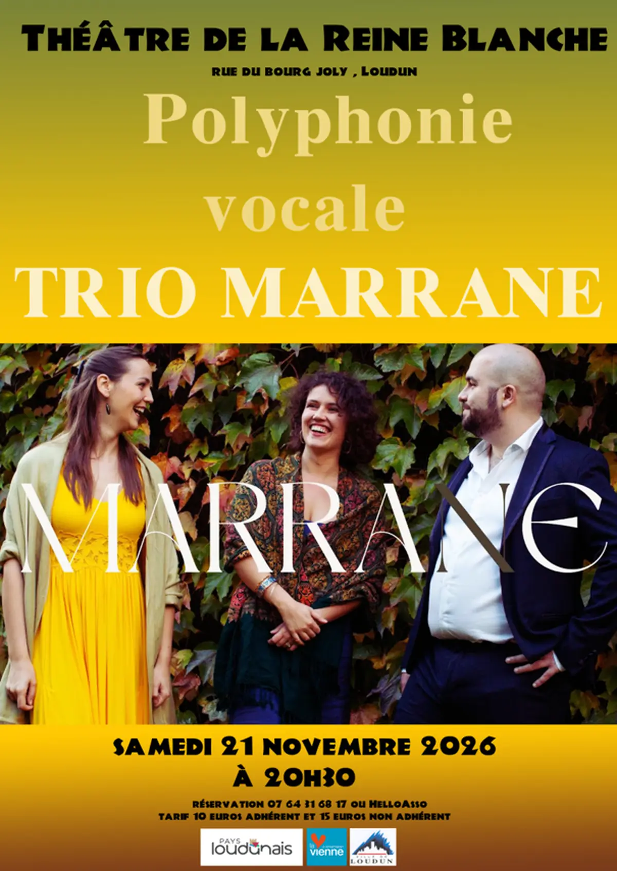 Polyphonie vocale avec le Trio Marrane